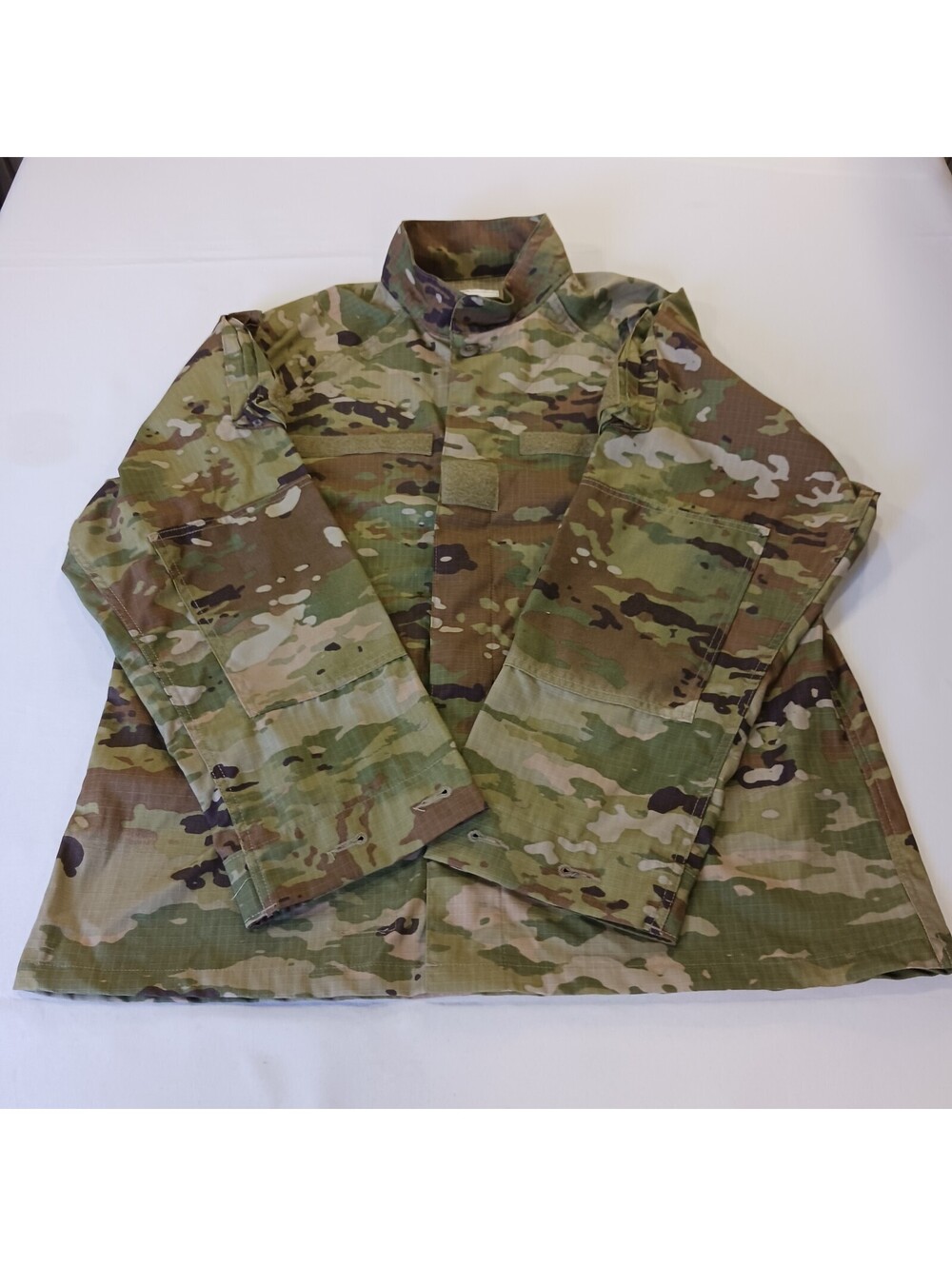 Proper NSN 8415-01-670-7874 Unisex Weather Combat Camo Uniform OCP Pattern Large